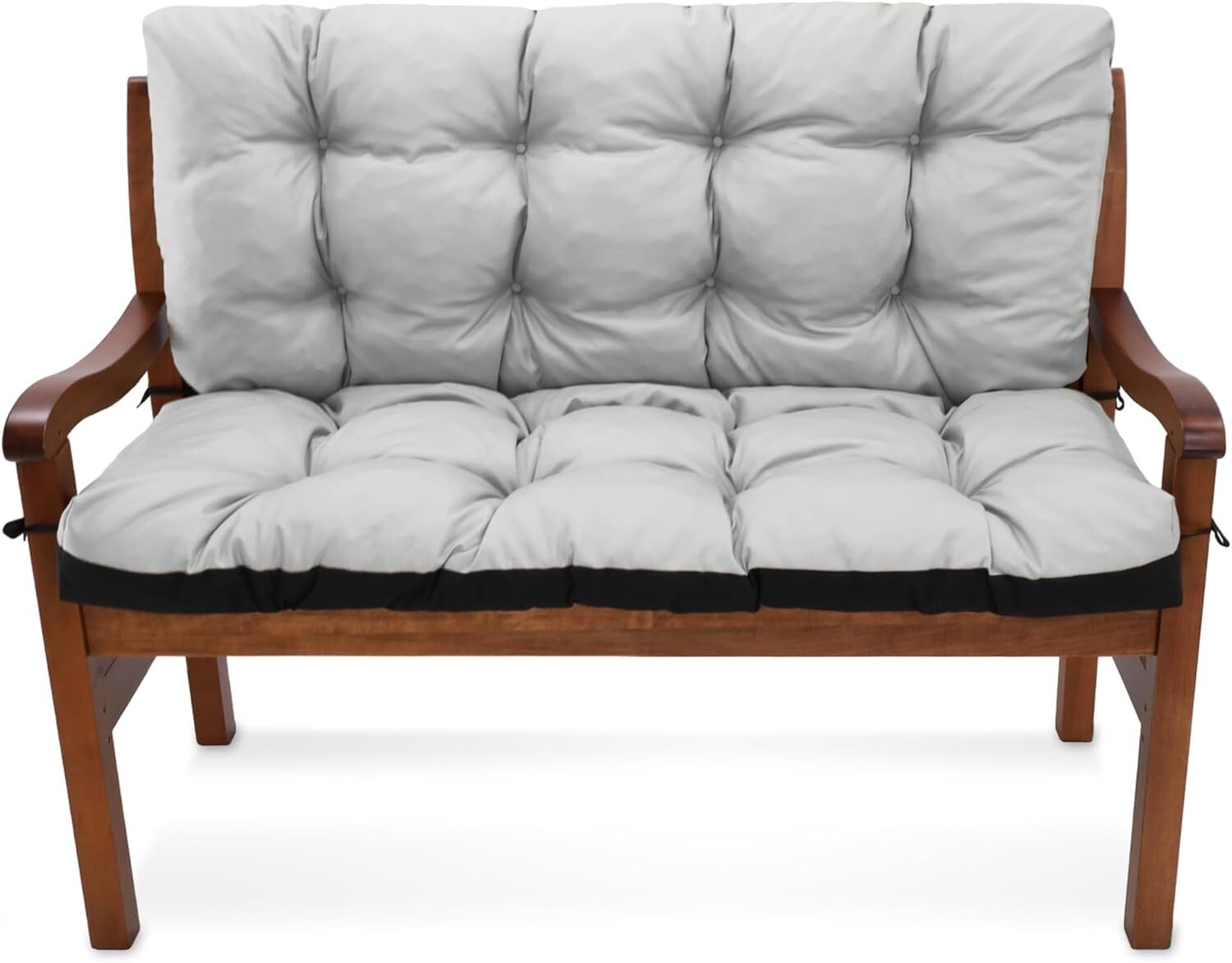 Amazinggirl Bankauflage Sitzkissen Outdoor Hollywoodschaukel Kissen 120 x 100 cm - Sitzpolster Bank Polster für Sitzbank Gartenbank und Paletten Bankkissen Indoor