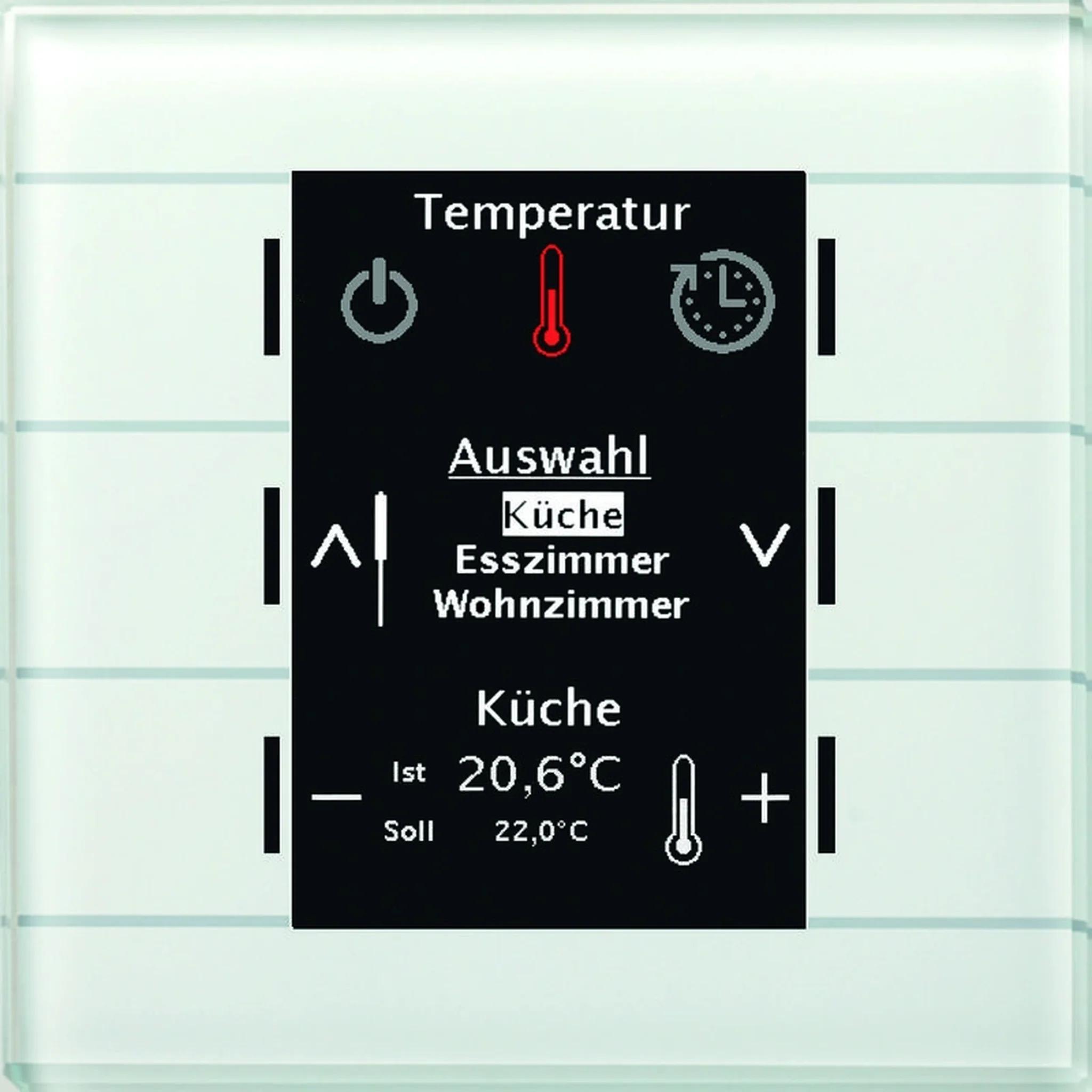 MDT KNX Glas-Bedienzentrale, Smart, weiß, 1 Stk. BE-GBZW.01