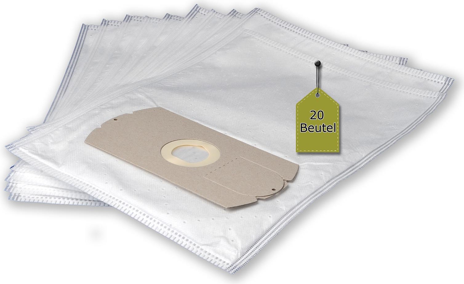 eVendix 20 Staubsaugerbeutel passend für BITRON BR 384 E V-150815