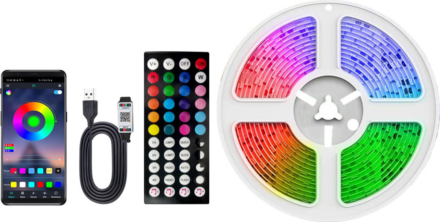 Douself RGB-Lichtstreifen Desktop Ambiance 5V Phantom USB-Lichtstreifen
