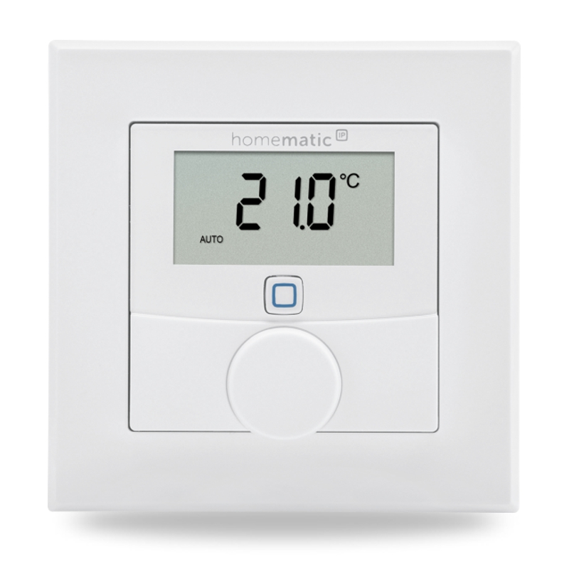 Nástenný termostat Homematic IP Smart Home HmIP-WTH-1 so senzorom vlhkosti
