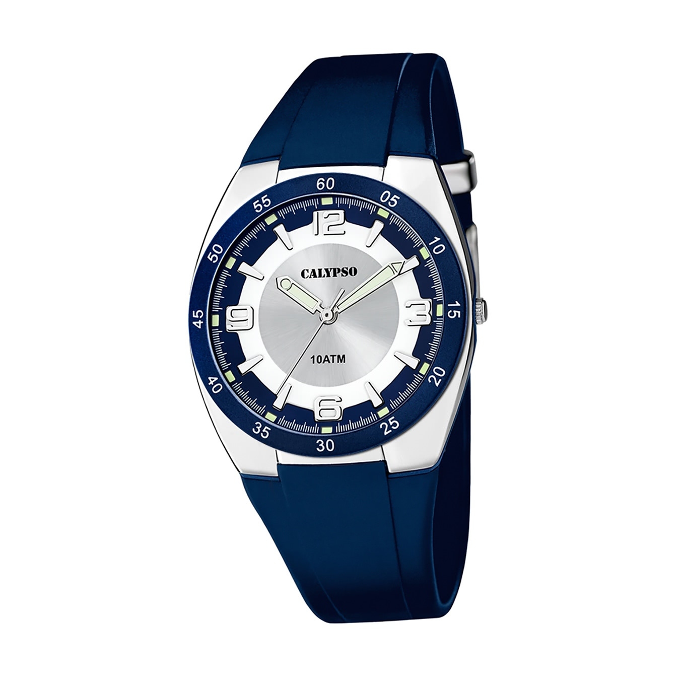 Calypso PlastovéPolyuretánpánske hodinky K5753/2 Náramkové hodinky modré Analogico D2UK5753/2