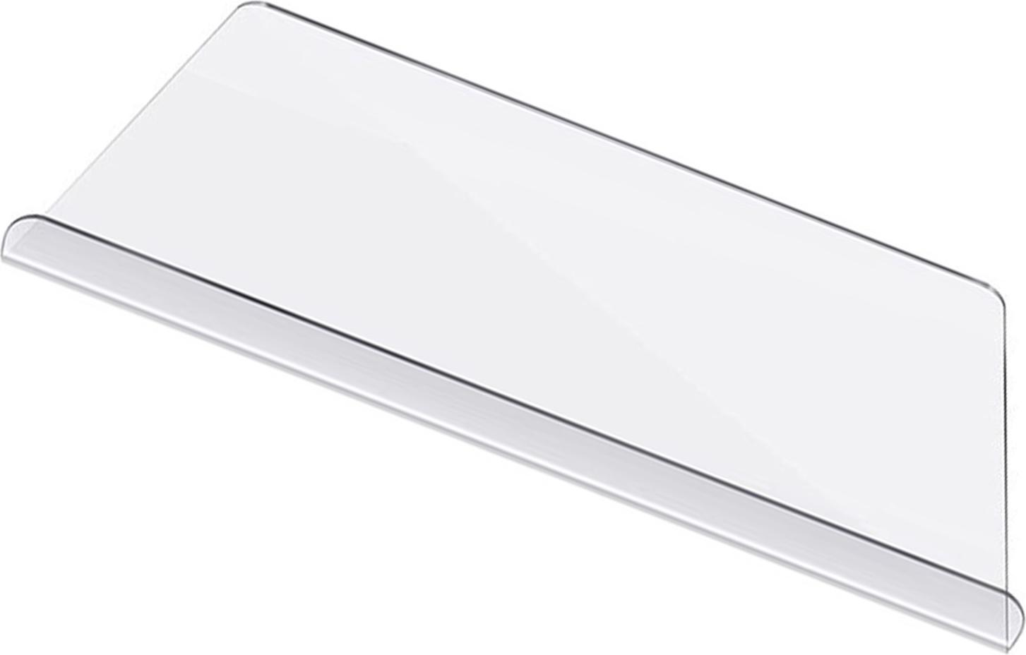 Cocosity Acryl Schneidebrett Transparent Rutschfestes Schneidebrett mit Lippe zum Schneiden von Sandwich Obst und Gemüse Brot