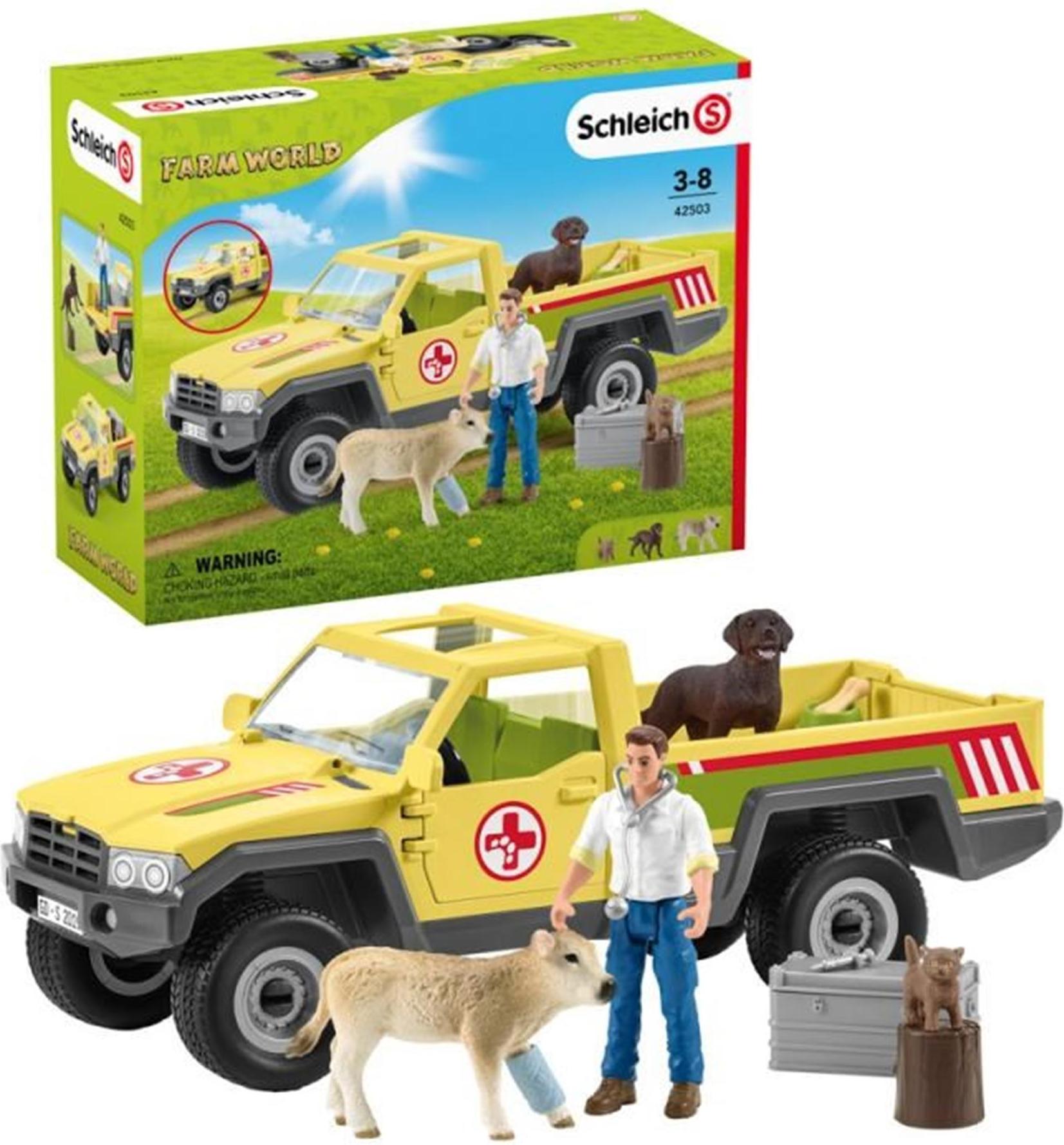 Schleich schleich® Farm World 42503 Tierarztbesuch auf dem Bauernhof