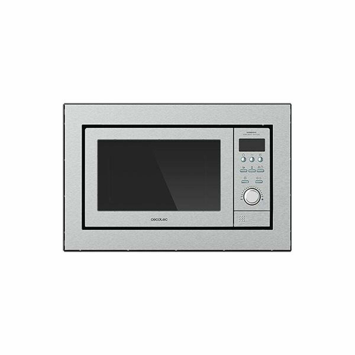 Cecotec Einbau-Mikrowellen mit Teller GrandHeat 2500 Built-in Steel 5143