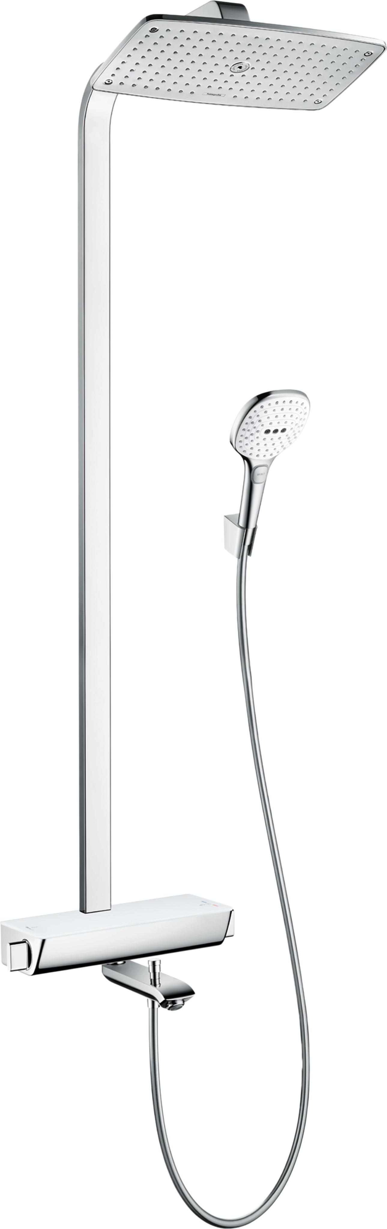 Hansgrohe Showerpipe Raindance Select we. / chr. mit KB Raindance E Air 1jet 360mm Wanne 27113400