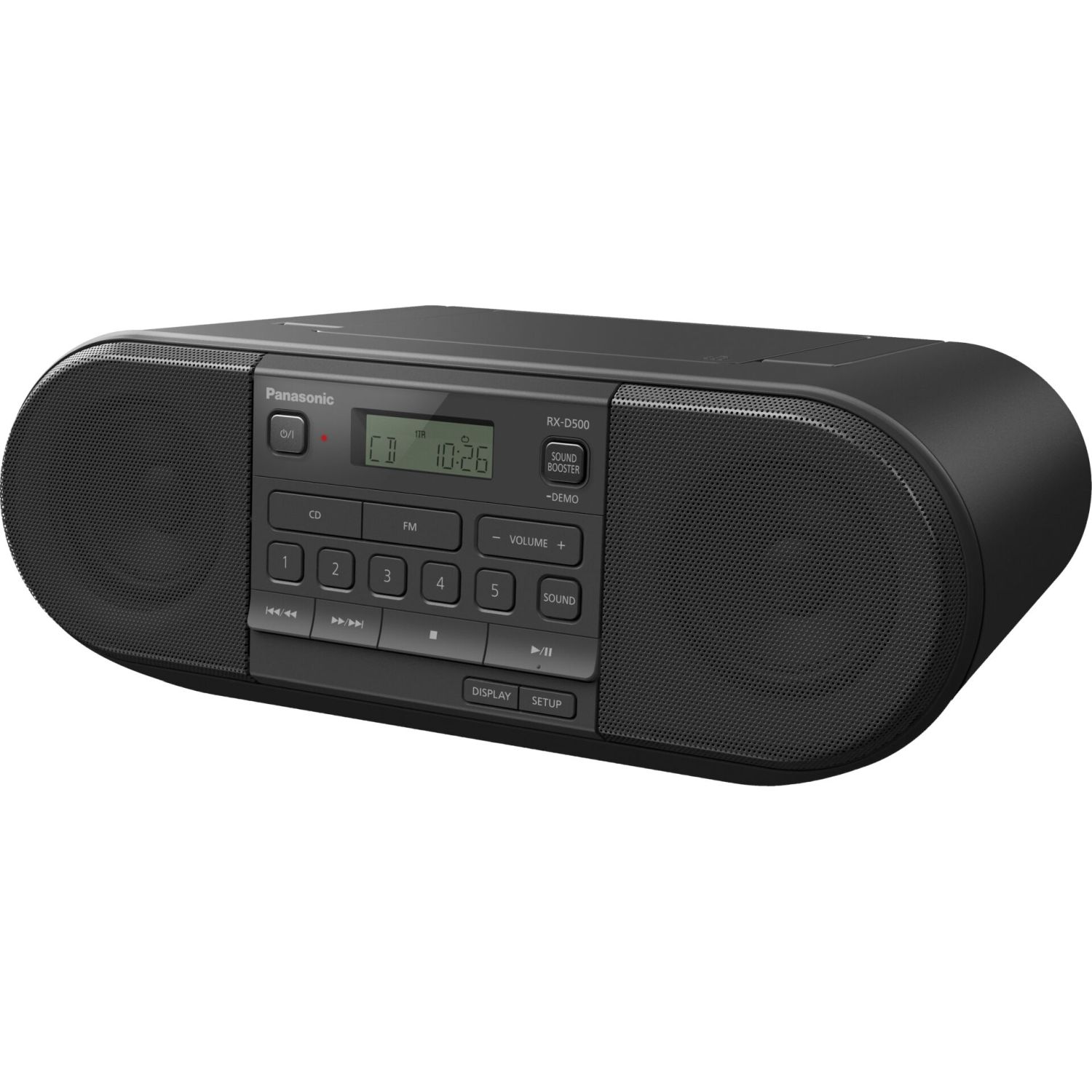 Panasonic RX-D500EG-K Radio Boom Box CD UKW