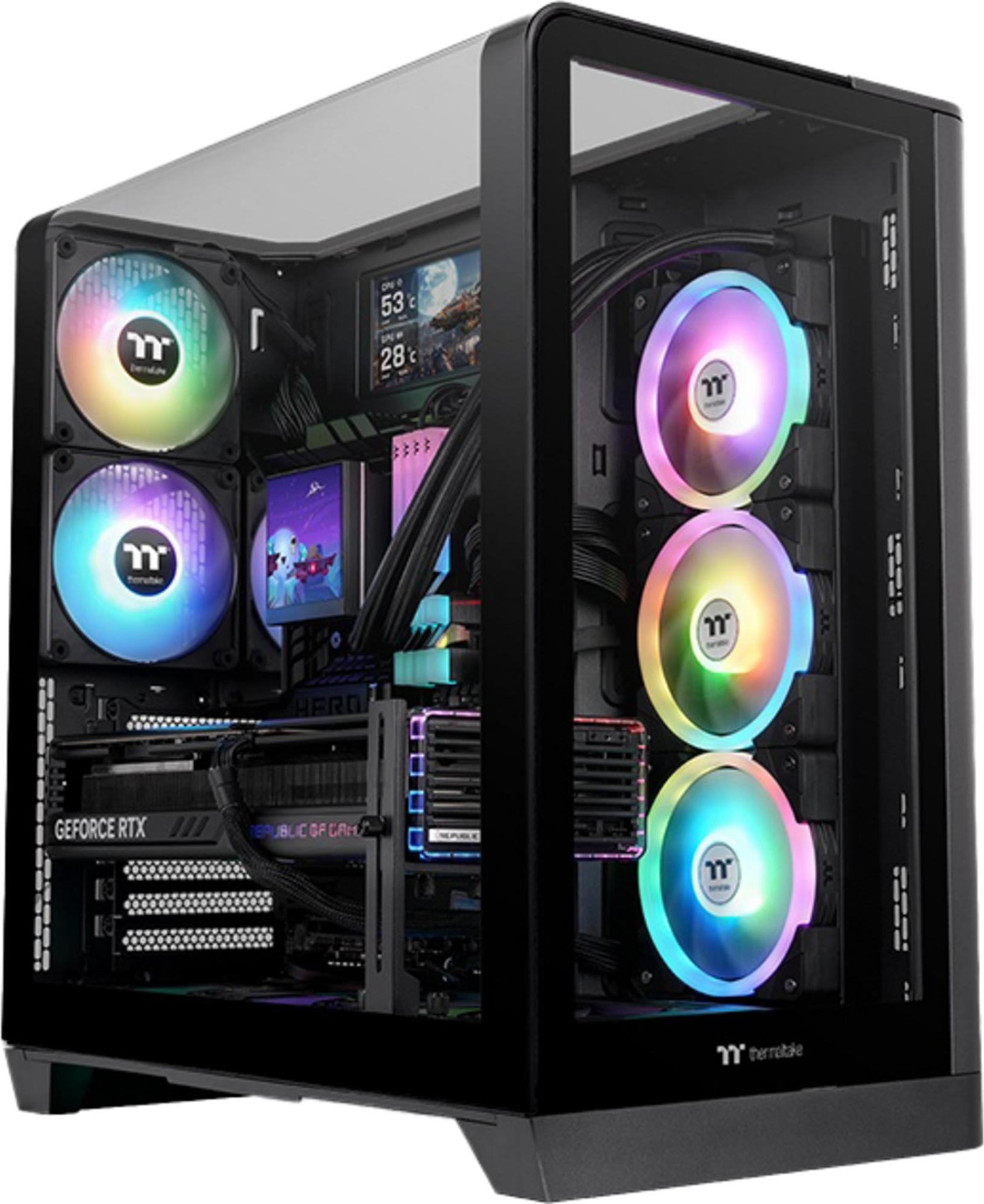 THERMALTAKE Midi Thermaltake View 390 TG Black CA-11F-00M1WN-01