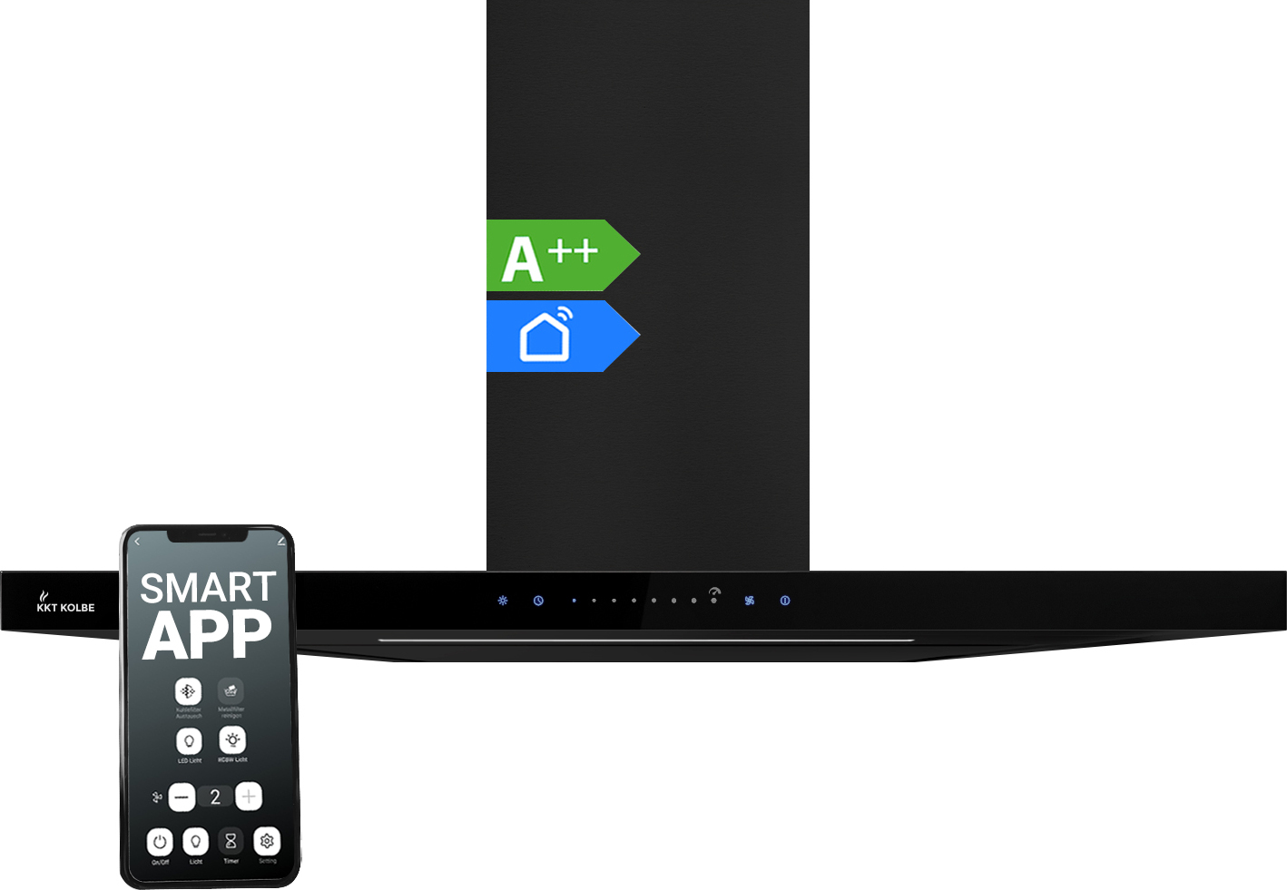 Dunstabzugshaube 90cm FLAT9006S