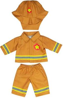 Miniland Puppenkleidung Feuerwehrmann 38cm - Lernspielzeug für Kinder