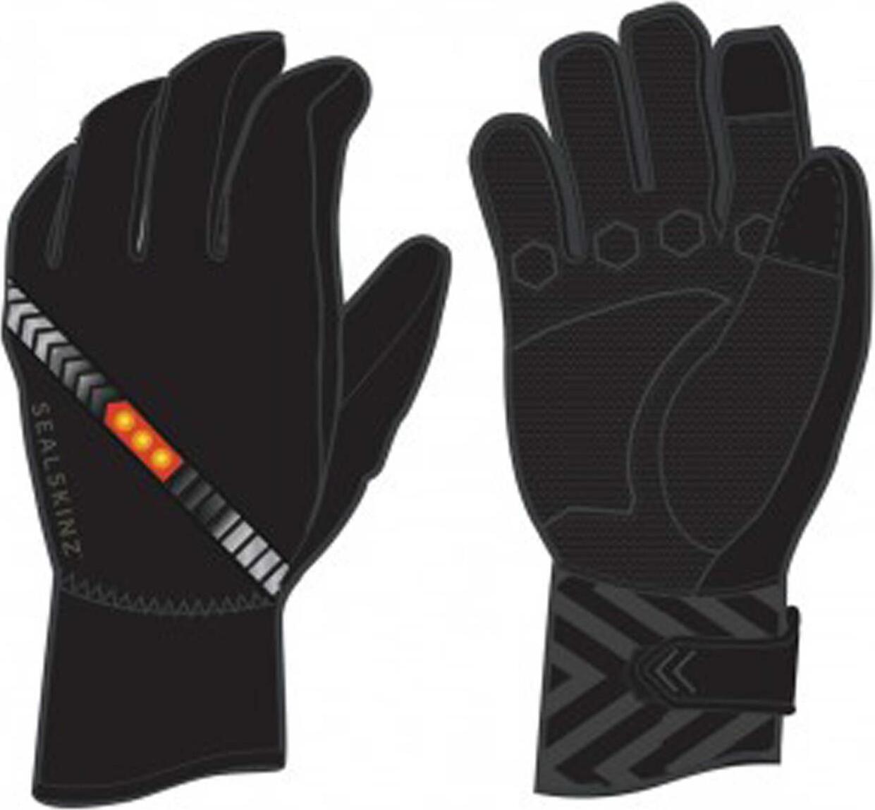 Handschuhe SealSkinz Halo All Weather Cycle schwarz Gr.S (7-8) 12116174100110
