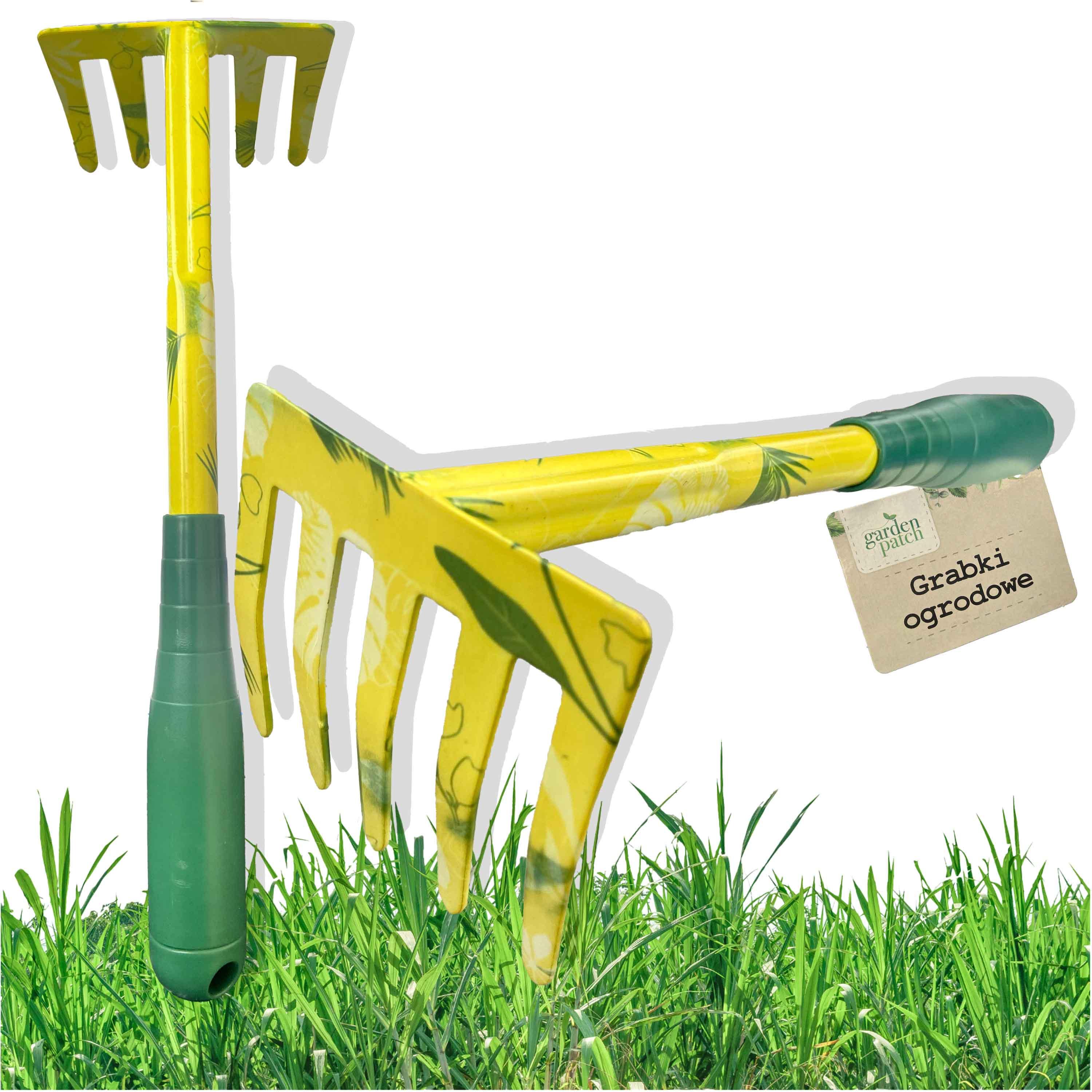 Garden Patch Kleine Gartenrechen Gartenrechen Gartenkrallen Bodenlockerer für den Garten