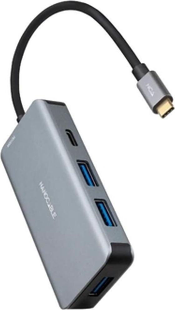 Rozbočovač USB NANOCABLE 10.16.1005 sivý