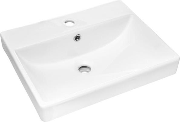 AC-Déco COMAD RITA-GW-60 Einbauwaschbecken aus Keramik, 60cm, Weiß Glänzend COMAD-27088