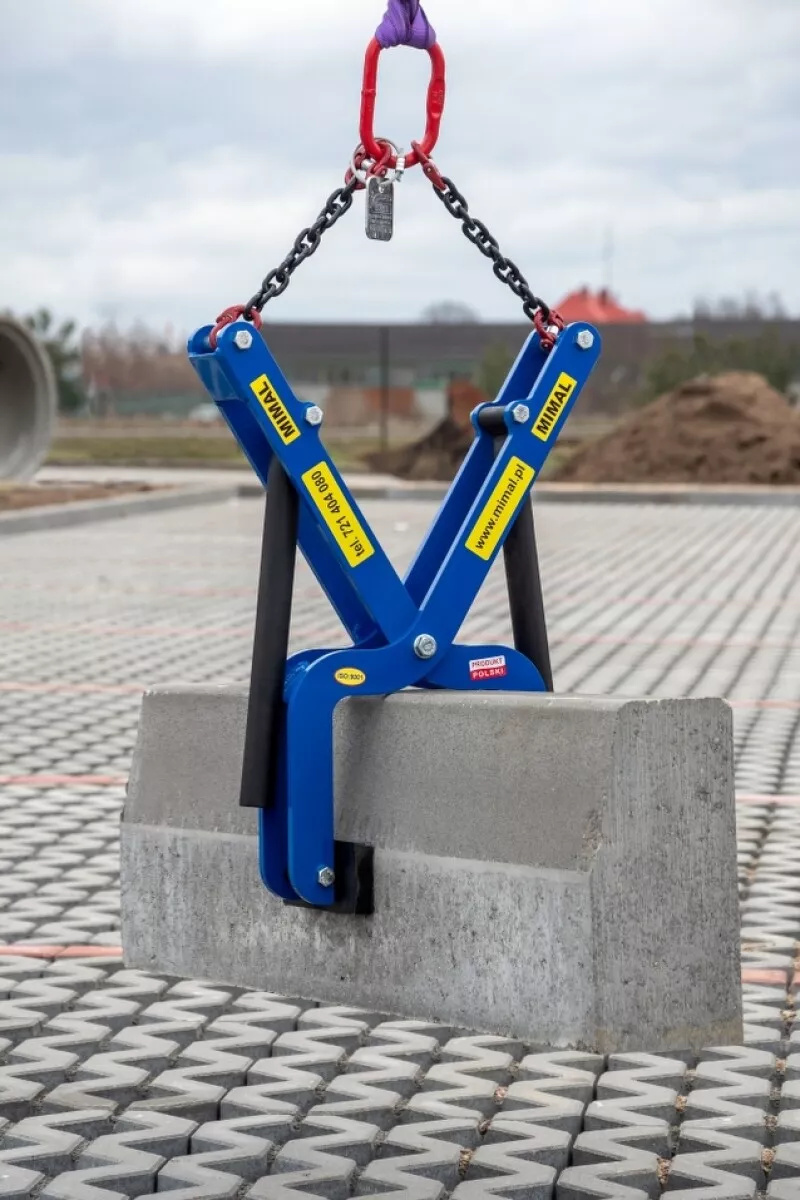 Bordsteinversetzzange Versetzzange Mimal CHU Hebezange Bordstein Bordsteinträger