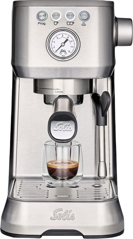 Solis Solis Barista Perfetta Plus 1170 V2 piestový kávovar - Kávovar na zrnkovú kávu - Strieborný