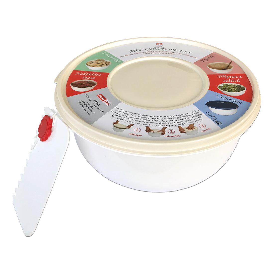 rührschüssel 3l mit Deckel PH-Farbmischung + Gratis-Spritzschutz