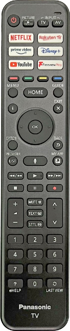 Originale Panasonic TV Fernbedienung N2QBYA000057 / N2QBYA000045