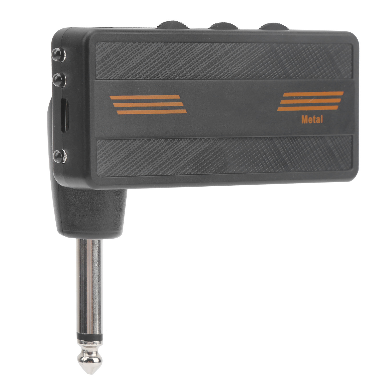 Cocosity Plug Amp,Gitarren-Kopfhörerverstärker,Gitarren-Plug-in-Verstärker,Aufladbarer Gitarrenverstärker,Distortion-Effekt-Verstärker,E-Gitarren-Zubehör