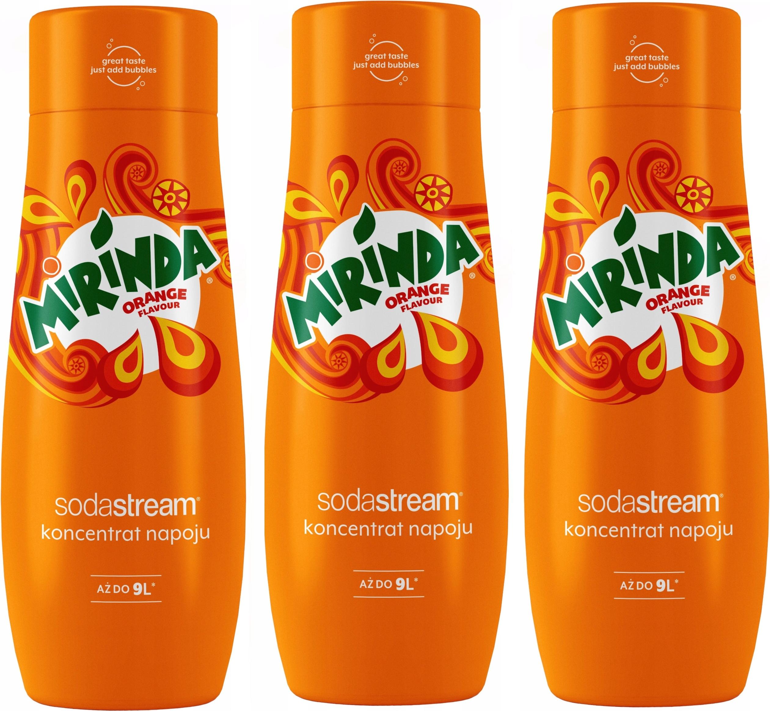 sada 3 koncentrátov SodaStream 3x Mirinda