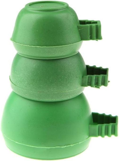 Northix 3x Futternäpfe für Birdcage