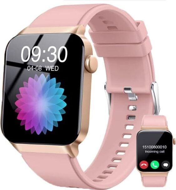 Smartwatch ženy muži, 1,85" s funkciou telefónu/pripomienkou správy, 112+ športových režimov, vodotesnosť IP68, fitness hodinky s monitorom pulzu, SpO2 a spánku
