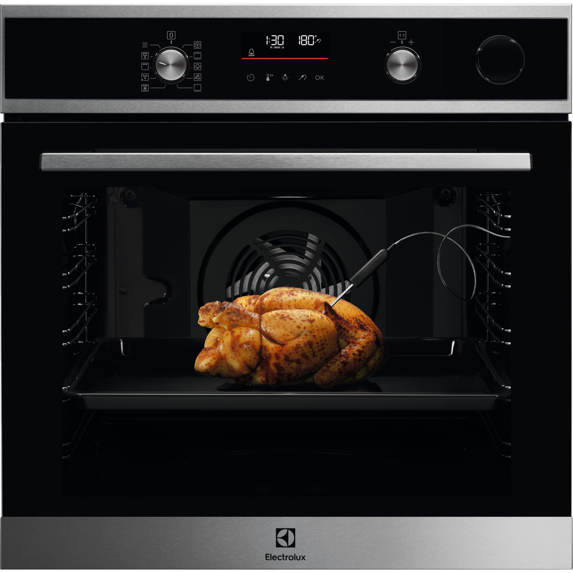 Electrolux Vstavaná parná rúra séria 700 SteamCrisp Y6POC77X antikorová