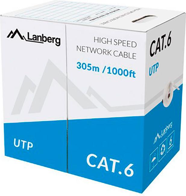 Lanberg Verlegekabel cat.5e FTP CU CPR+Fluke grau - Verlegekabel - Netzwerk LCF5-11CU-0305-S