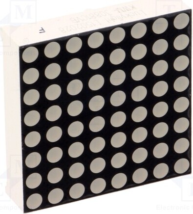 TNE 1x Display: LED rot 32x32mm Kathode 30÷60mcd 8x8 Matrize 2÷2,6V KWM-30881CVB LED _1GH_KWM-30881CVB