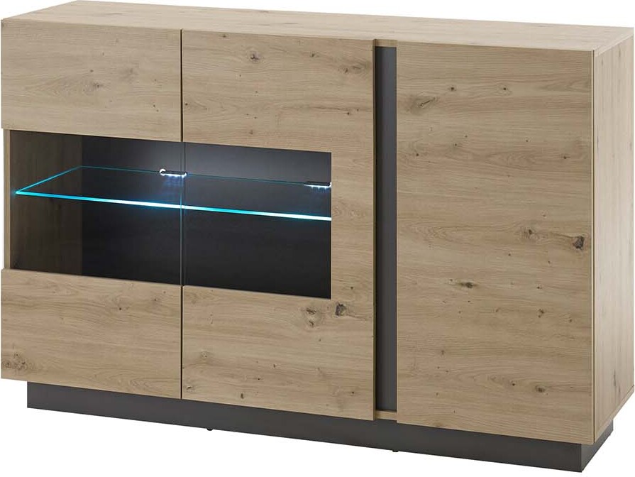 Sideboard Clair 51 - Eiche Artisan Nachbildung / Graphit