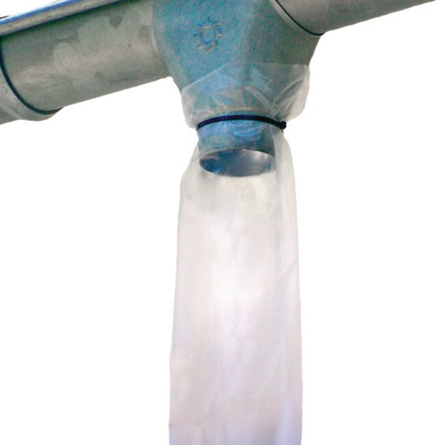 NORDWEST Fallrohrprovisorium FRP-100 neutral 100 µm L.100m B.200mm LDPE 0258710010020I