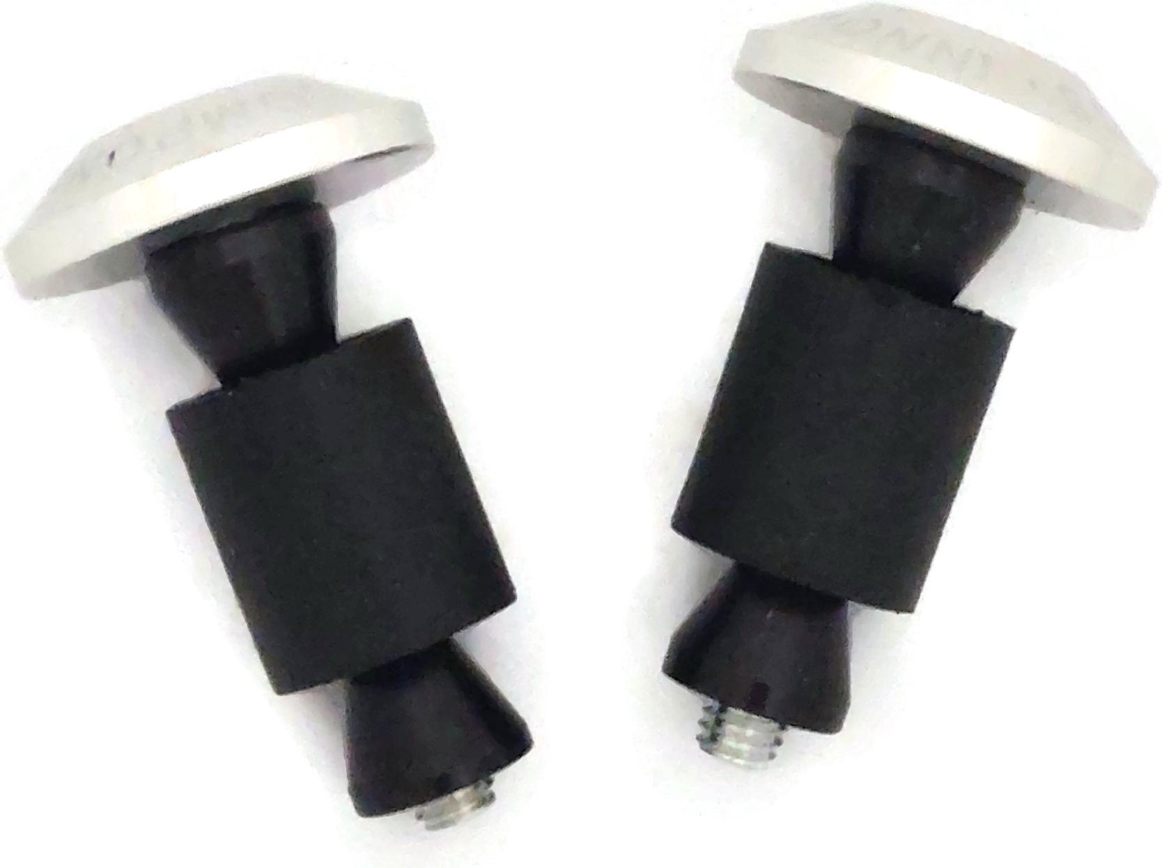 ItalyRacing Lenker-Antivibrationsgewichte Silberne für Honda Kawasaki Yamaha Suzuki