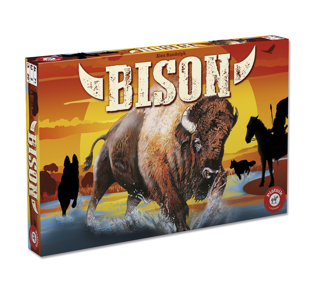 Piatnik Bison Brettspiel Gesellschaftsspiel Kinderspiel mehrsprachig 6490