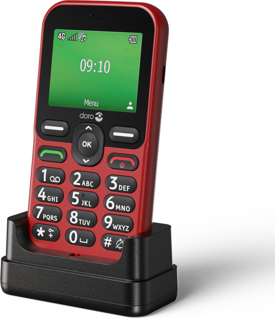 Doro Leva E10 6,1 cm (2.4") 118,9 g Rot Seniorentelefon 8989