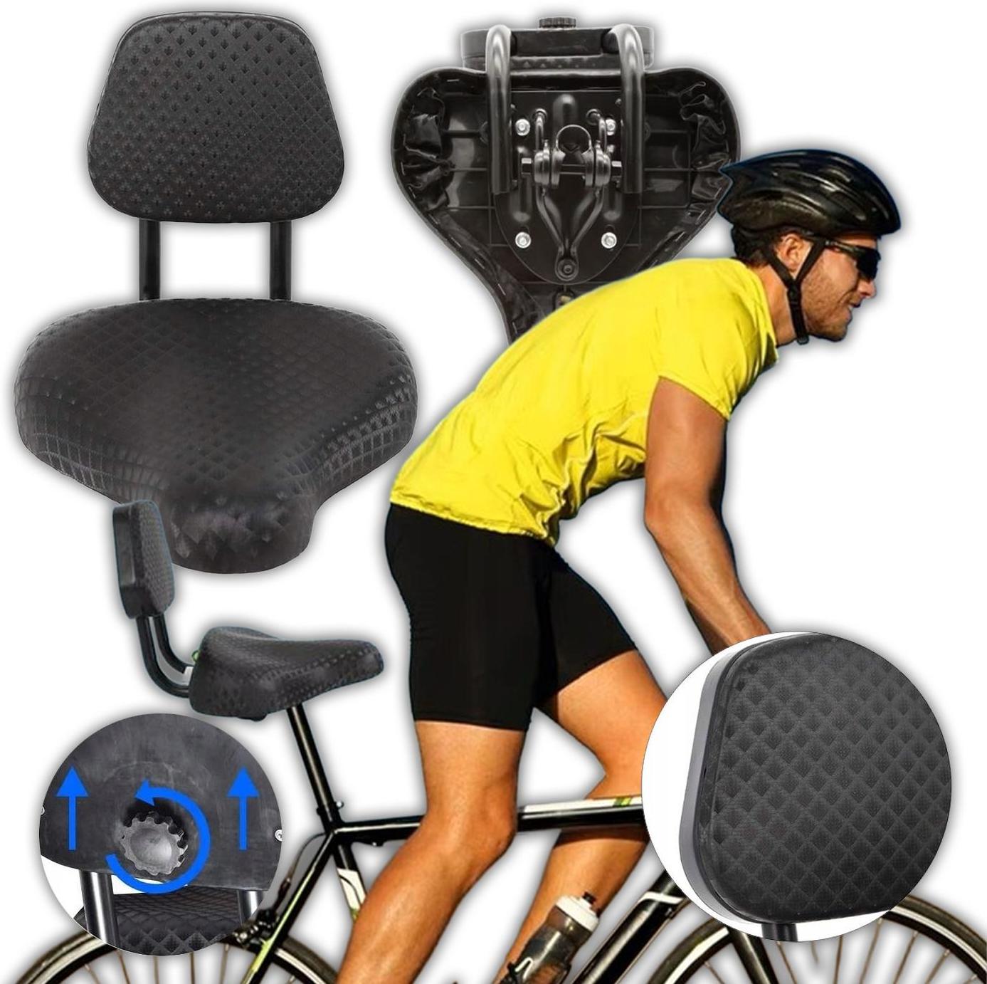 Selle de Vélo, boule absorbant les chocs à double ressort, coussin de siège de vélo en gel, vélo de montagne vélo femme noir 25 * - Sport Selle de Vélo, boule absorbant les chocs à double ressort, coussin de siège de vélo en gel, vélo de montagne vélo femme noir 25 * - Sport
