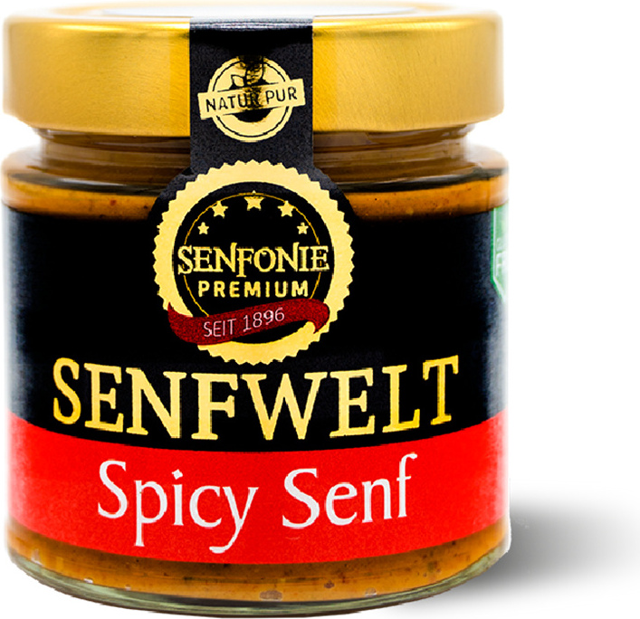 Senfe Senfonie Premium Spicy Senf, 180 ml Senfe