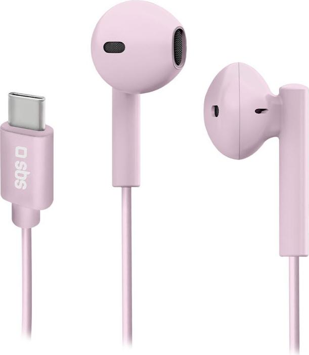 SBS TEEARTYCMIX65P slúchadlá/náhlavná súprava Wireless In-ear Calls/Music USB Type-C Pink