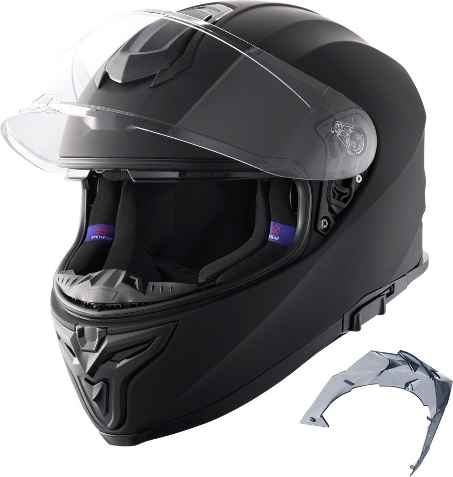 StarTech Motorrad Integralhelm in Schwarz - Motocrosshelm 57-58cm - Motorradhelm Größe M - Perfekt für Motorradliebhaber MTCQKOZBMMHSW9UICV0