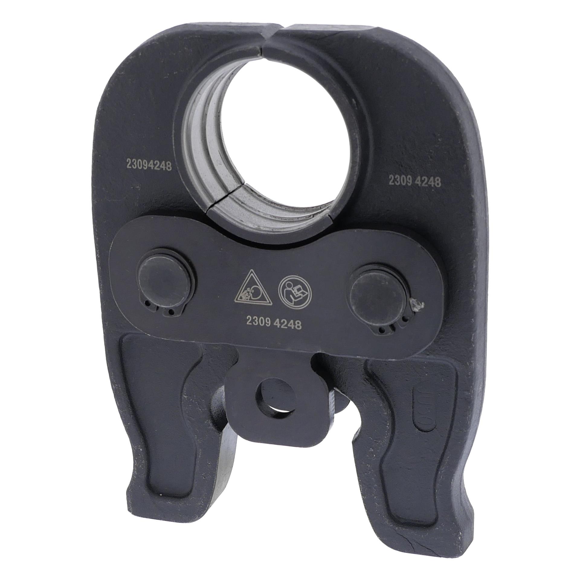 FLUXON Pressbacke U Profil 50mm Rohr Stahl Presszange Pressbacken