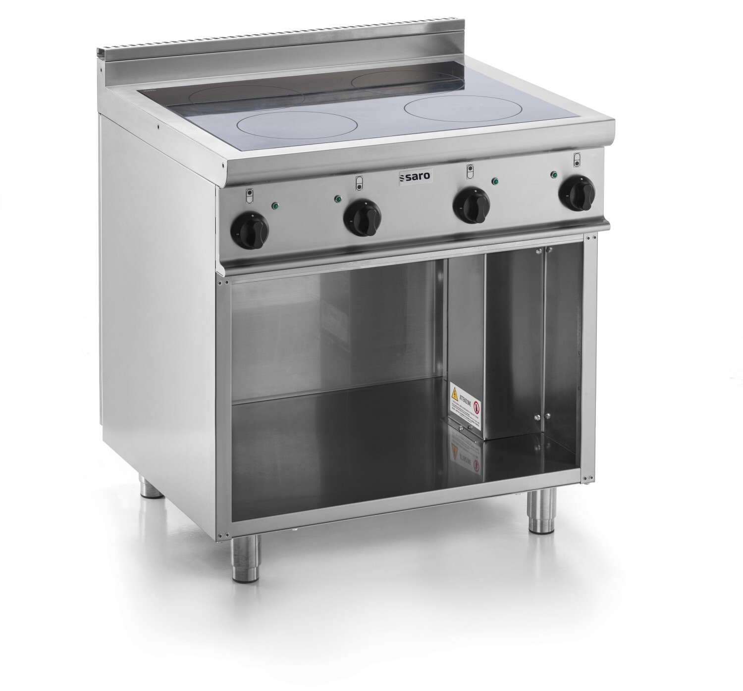Indukčná varná doska Saro s otvoreným dnom model E7/Cui4Bal