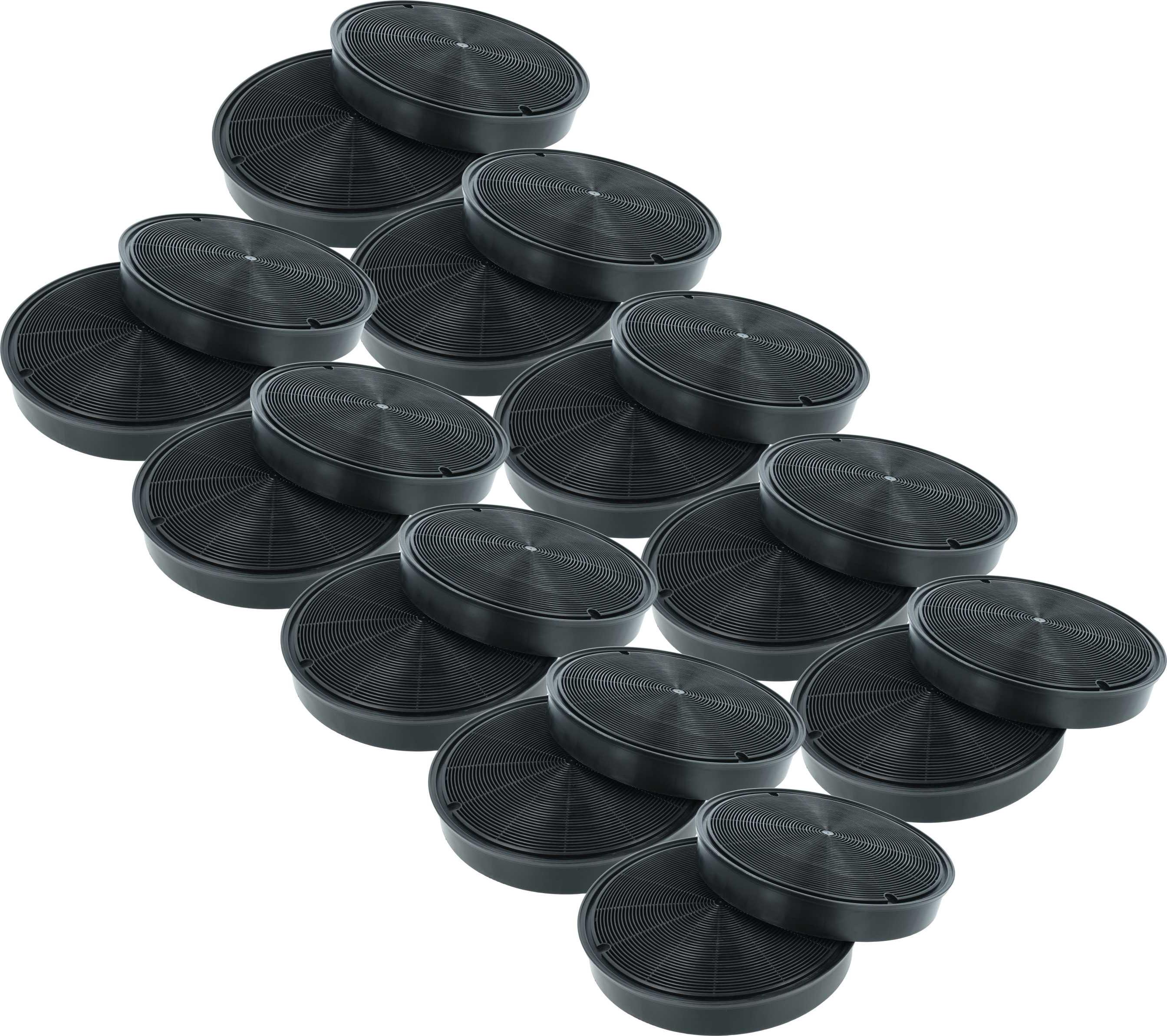 vhbw 20x Aktivkohlefilter kompatibel mit Falcon LEIHDC90BC-EU, LEIHDC70BB, LEIHDC60SC, LEIHDC90BC, LEIHDC90BB, LEIHDC70SC, LEIHDC70BC Dunstabzugshaube 183121842-37