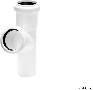 T-Stück 90° Winkel 40 mm für Abwasserleitungen, Serie Hp/T49, Polypropylen, weiß GSHU_unimet_1000001103129