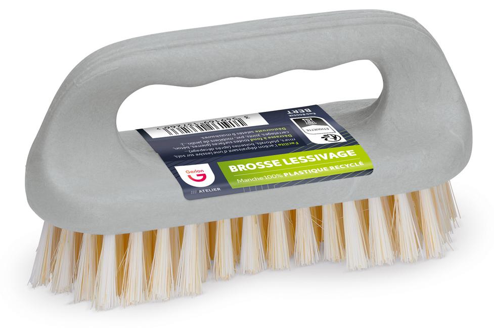 Bürste mit recyceltem Material, Griff aus 100% Recyclingmaterial – Gerlon