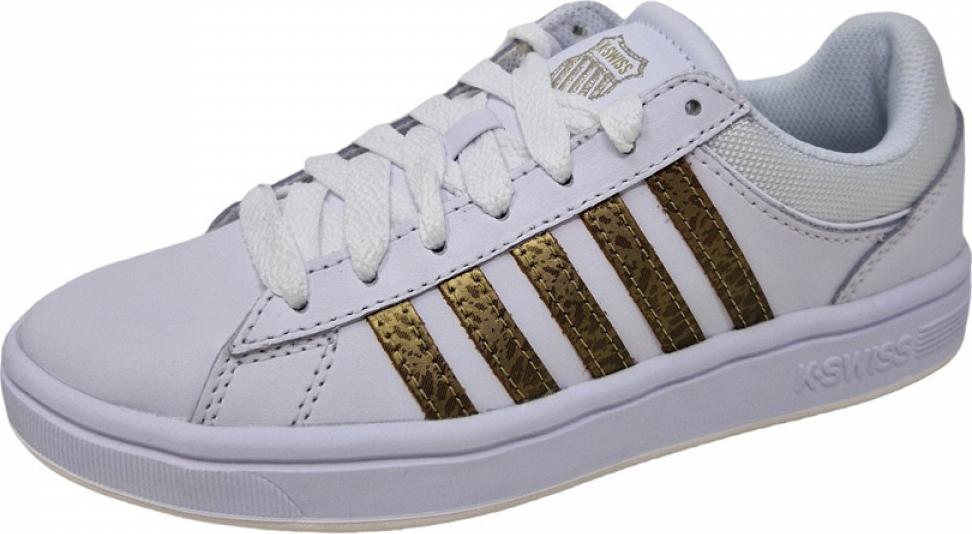 K-Swiss Court Winston Damen Sneaker in Weiß, Größe 40 96154-158-M