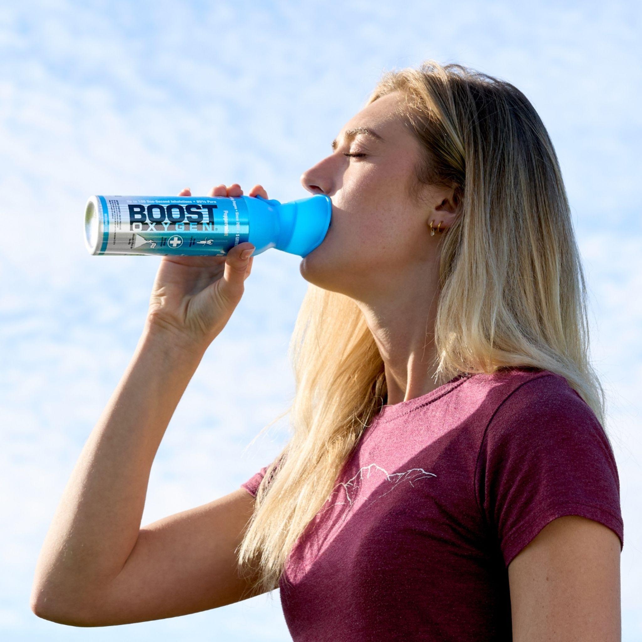 Boost Oxygen Sauerstoffdose zum Inhalieren Peppermint, groß, 6x9L 1102-06