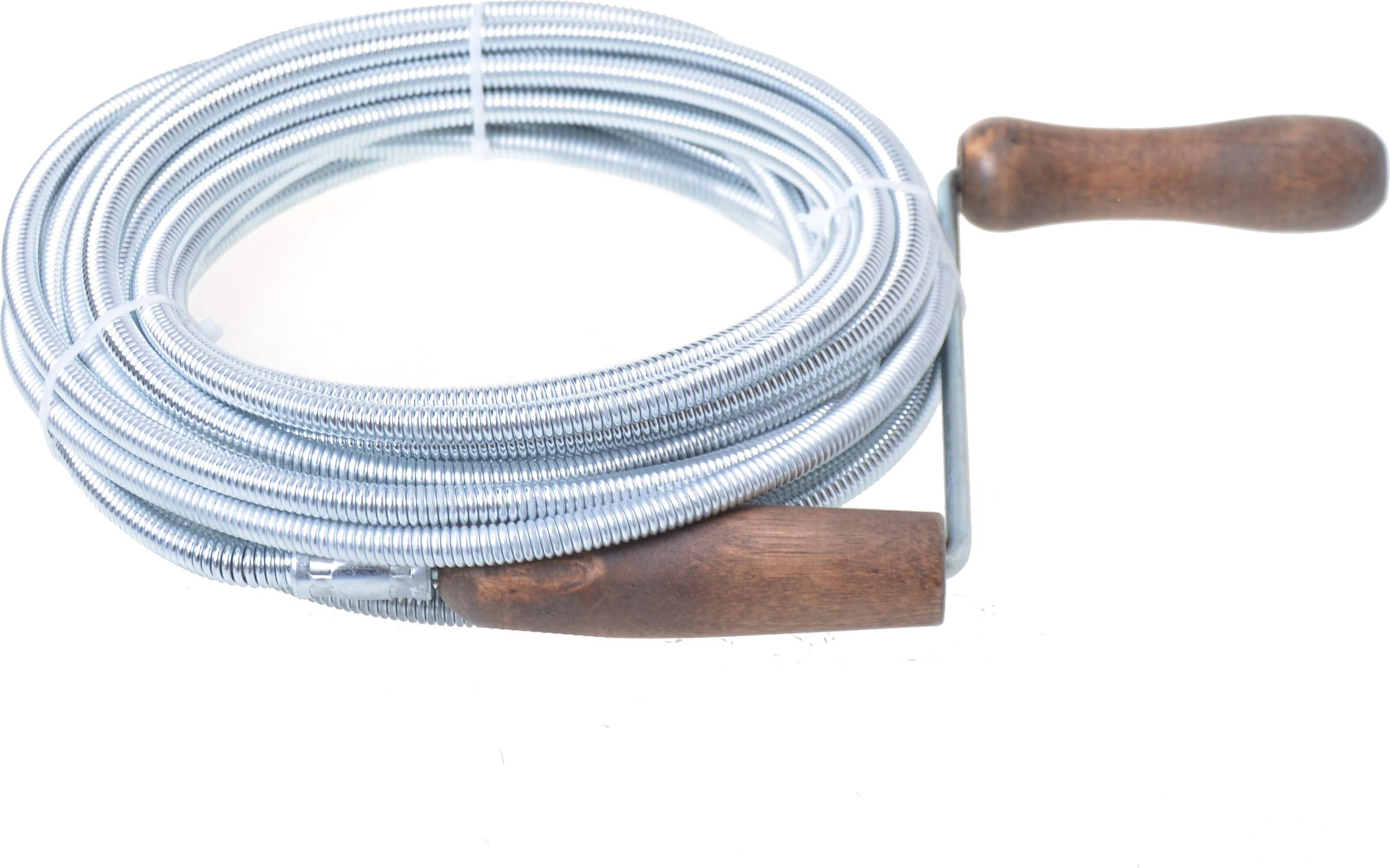 Aqbau Rohrreinigungsspirale Rohrreinigungswelle Rohrreiniger Rohrspirale Durchmesser - 9 mm (10 meter)