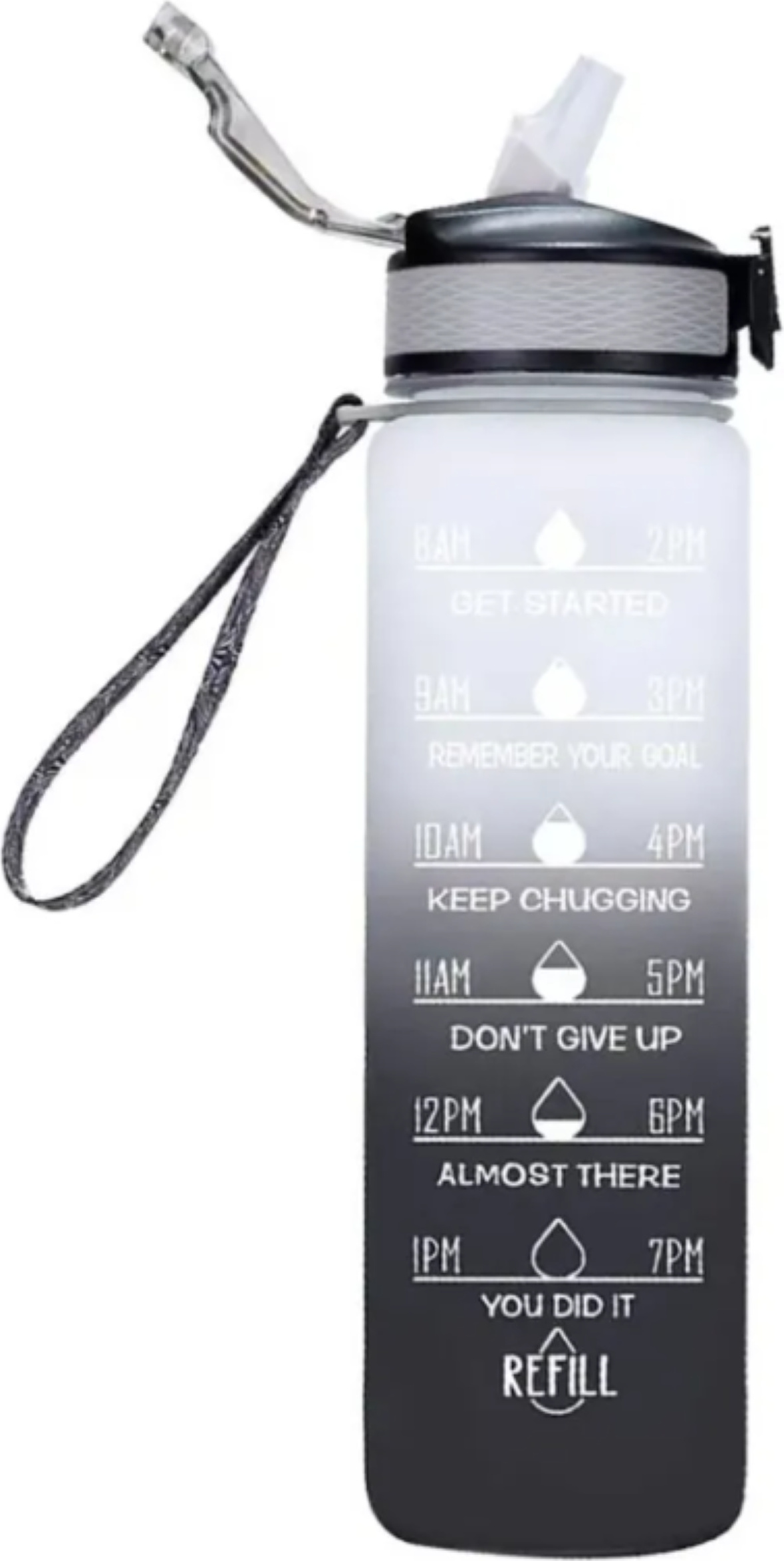 GLEKGLEK Gourde 2L Étanche, Gourde Sport sans BPA, Grande Bouteille D'eau avec Paille, pour les Séances D'entraînement, Randonnée, Bureau, Gymnase et Camping (Gris GLEKGLEK Gourde 2L Étanche, Gourde Sport sans BPA, Grande Bouteille D'eau avec Paille, pour les Séances D'entraînement, Randonnée, Bureau, Gymnase et Camping (Gris