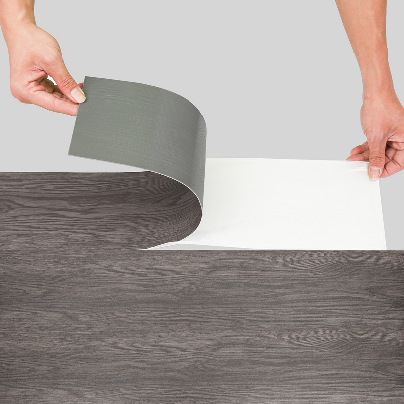 Fiqops ca.1m² PVC Bodenbelag Design- & Vinylböden Vinylboden Eiche Night Oak Selbstklebend Night Oak RL-HG7414-7-DC
