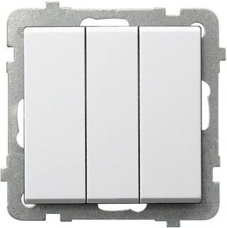 Dreifacher Taster weiss Ospel Sonata P-13R/m/00