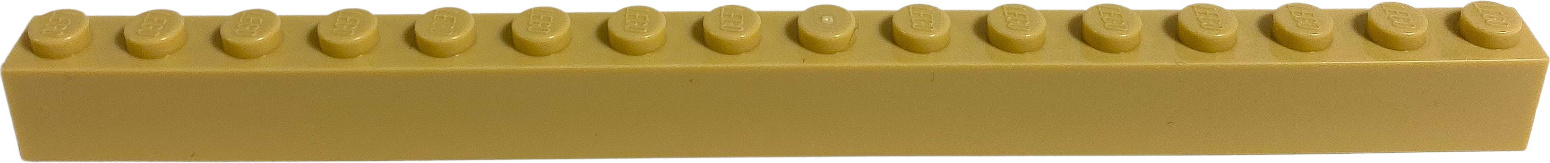 LEGO® 1x16 kociek Vysoké kocky Svetlá béžová - 2465 NEW! Množstvo 250x
